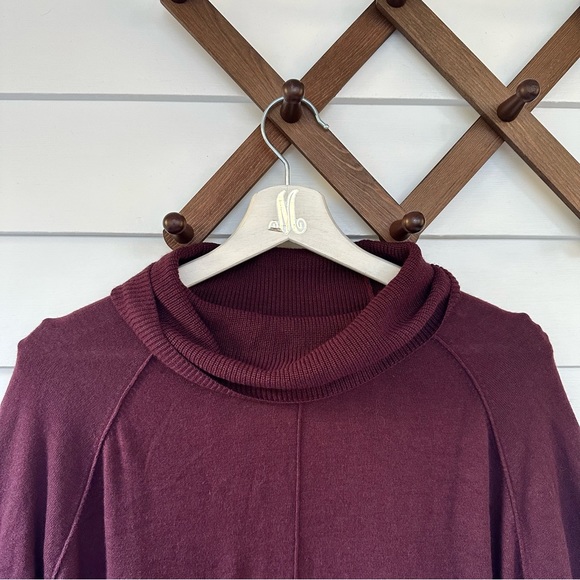 NEW Caslon Burgundy Cowl Neck Sweater - Picture 5 of 8
